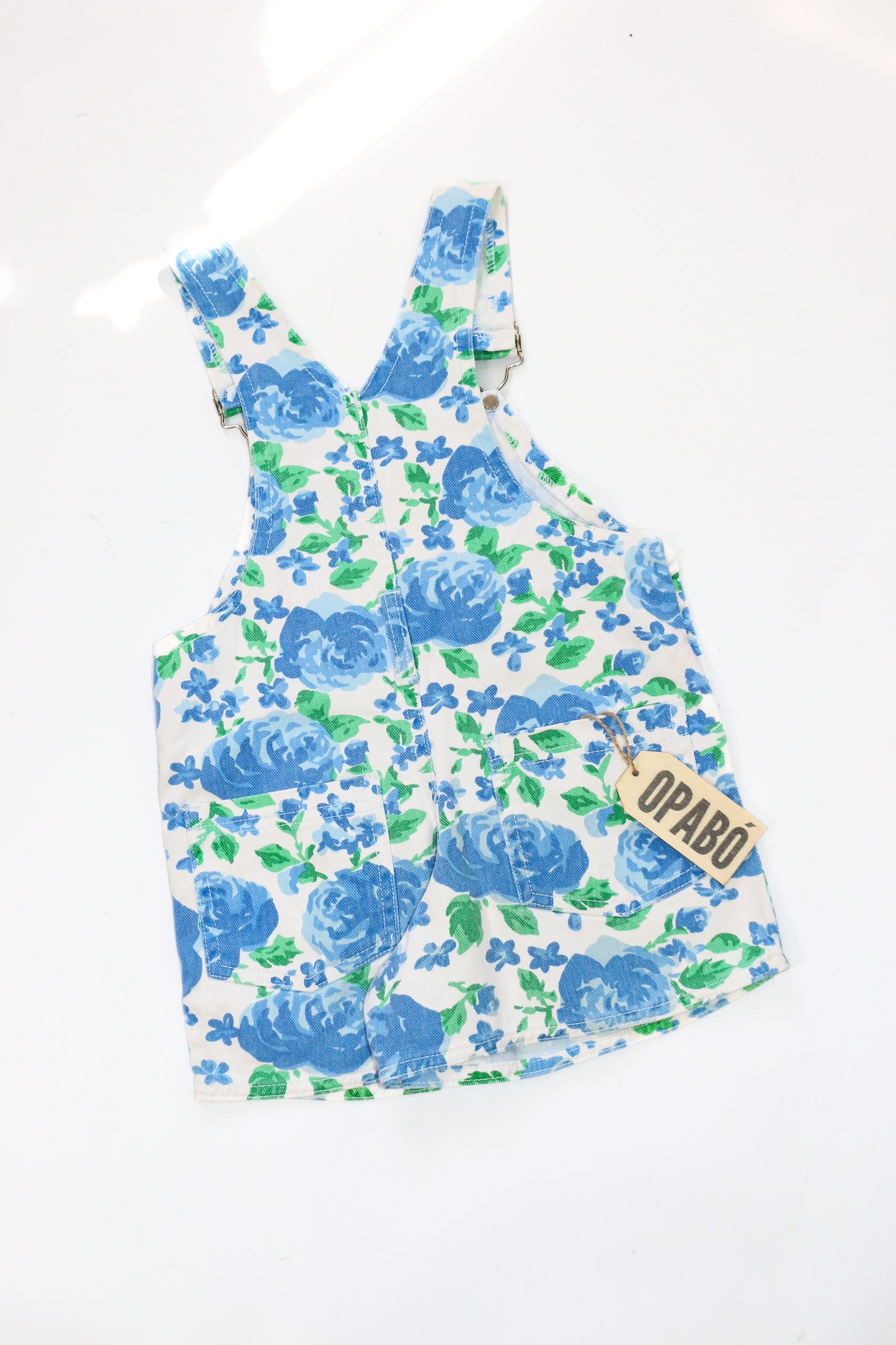 Vintage Floral Shortalls | 12-24m