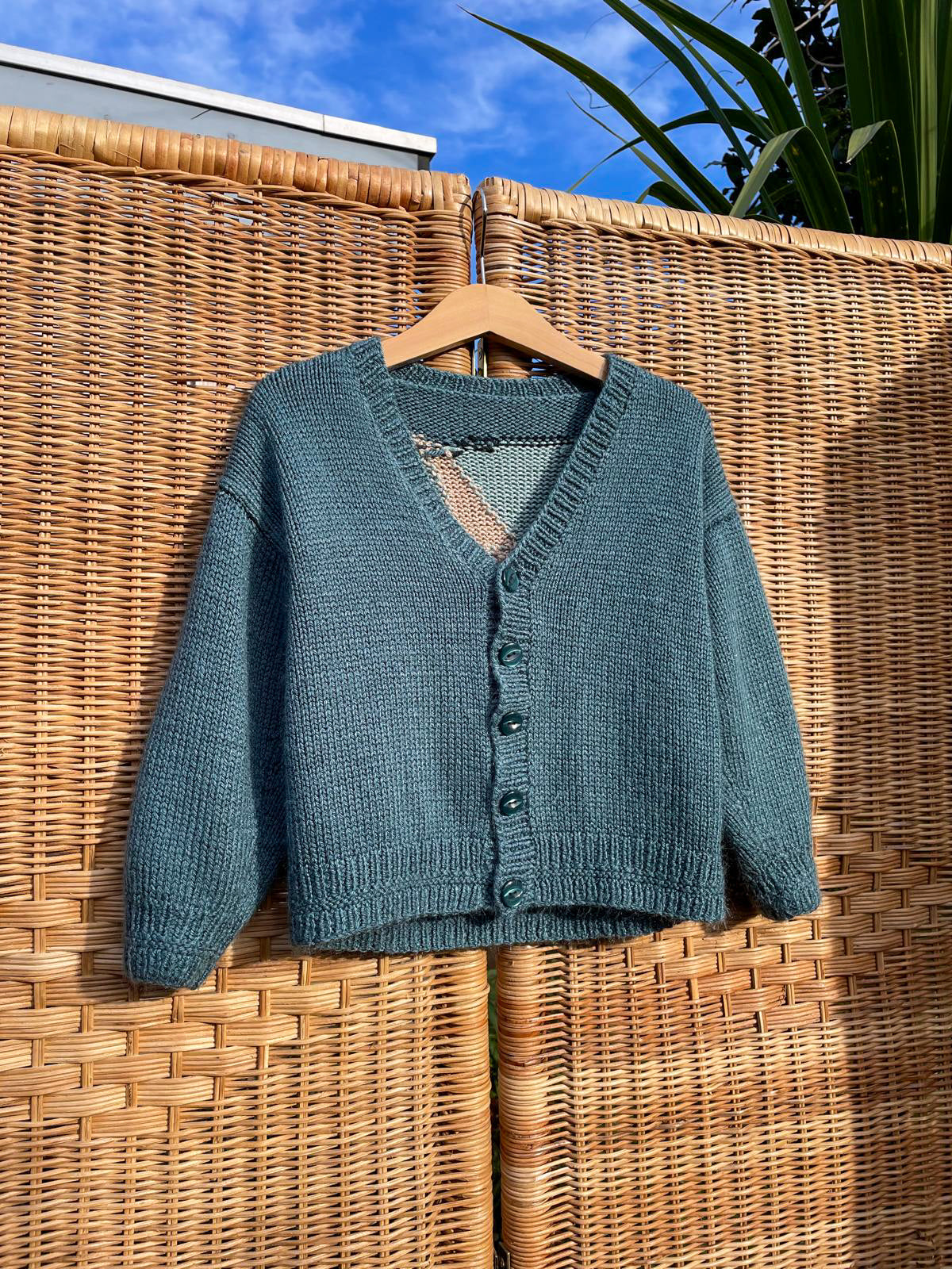Vintage Triceratops Dinosaur Knitted Cardigan | 2-4y