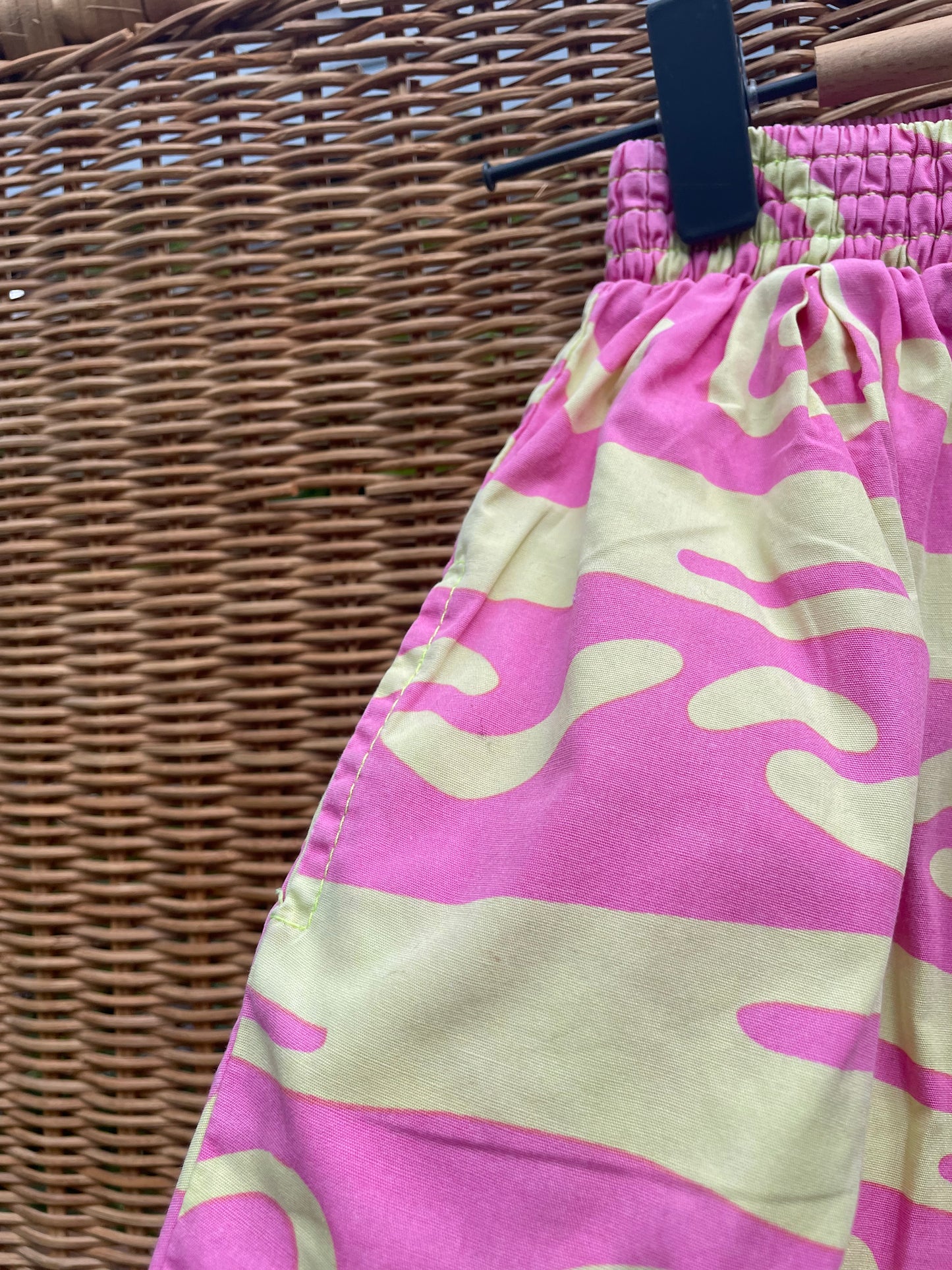 Vintage Surf Style Funky Patterned Trousers | 2y