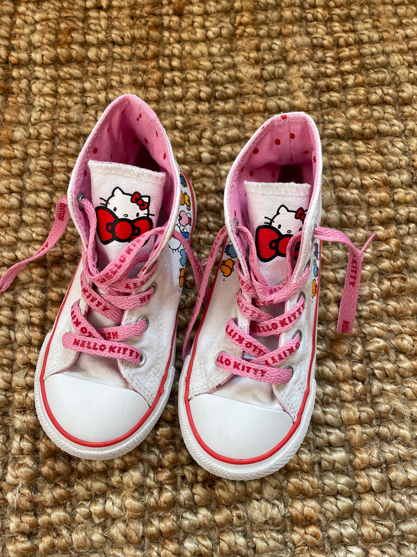 Converse Hello Kitty Chuck Taylor Hi-Top Trainers | UK9