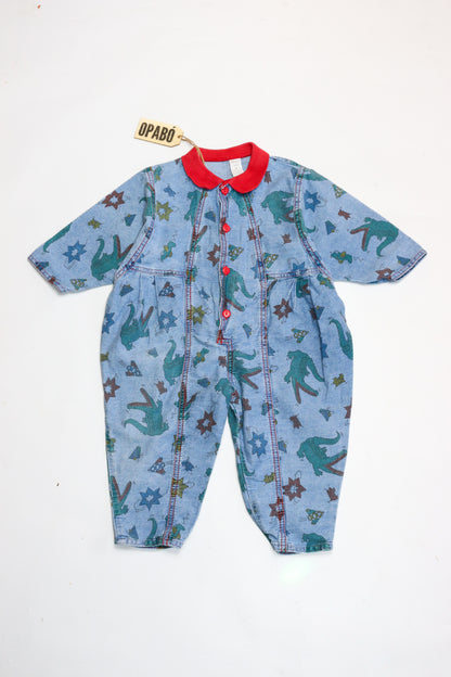 Vintage Crocodile Romper | 18m