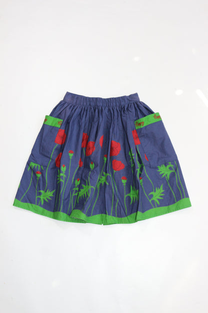 Vintage Poppy Skirt | 3-6y
