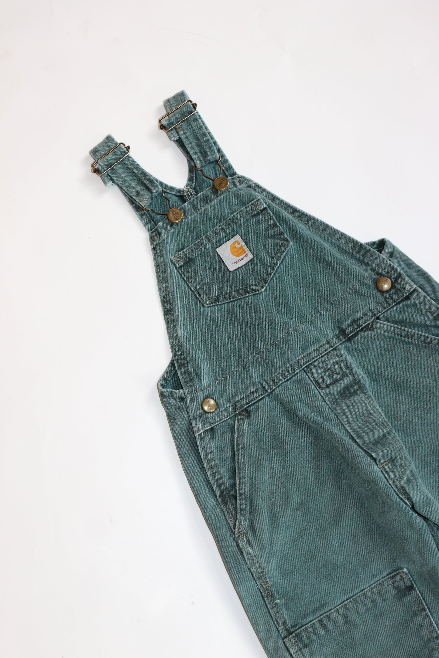 Vintage Teal Green Carhartt Dungarees | 2-4y | Rare