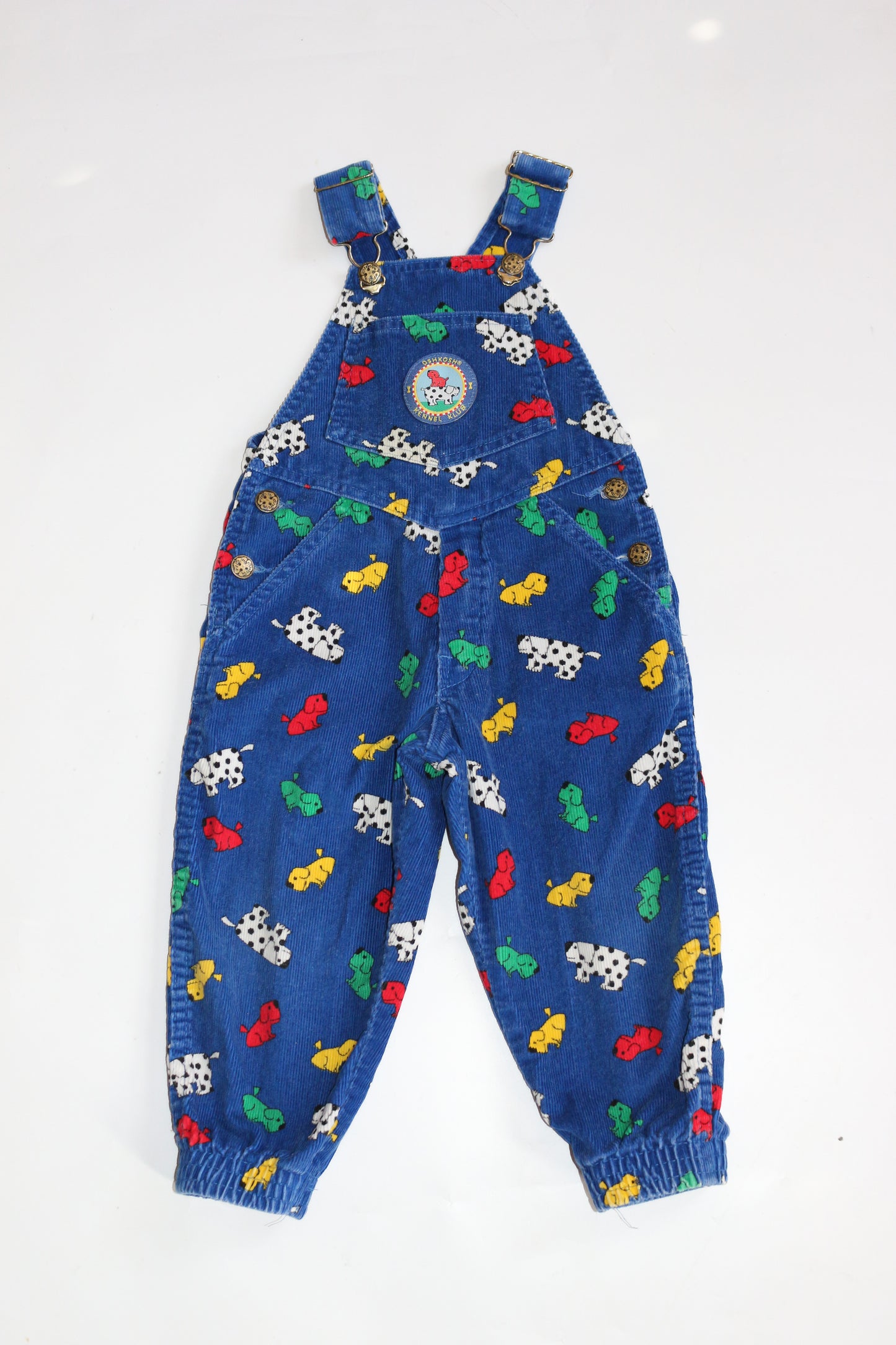 Vintage Oshkosh B’Gosh Kennel Club Dungarees | 3T