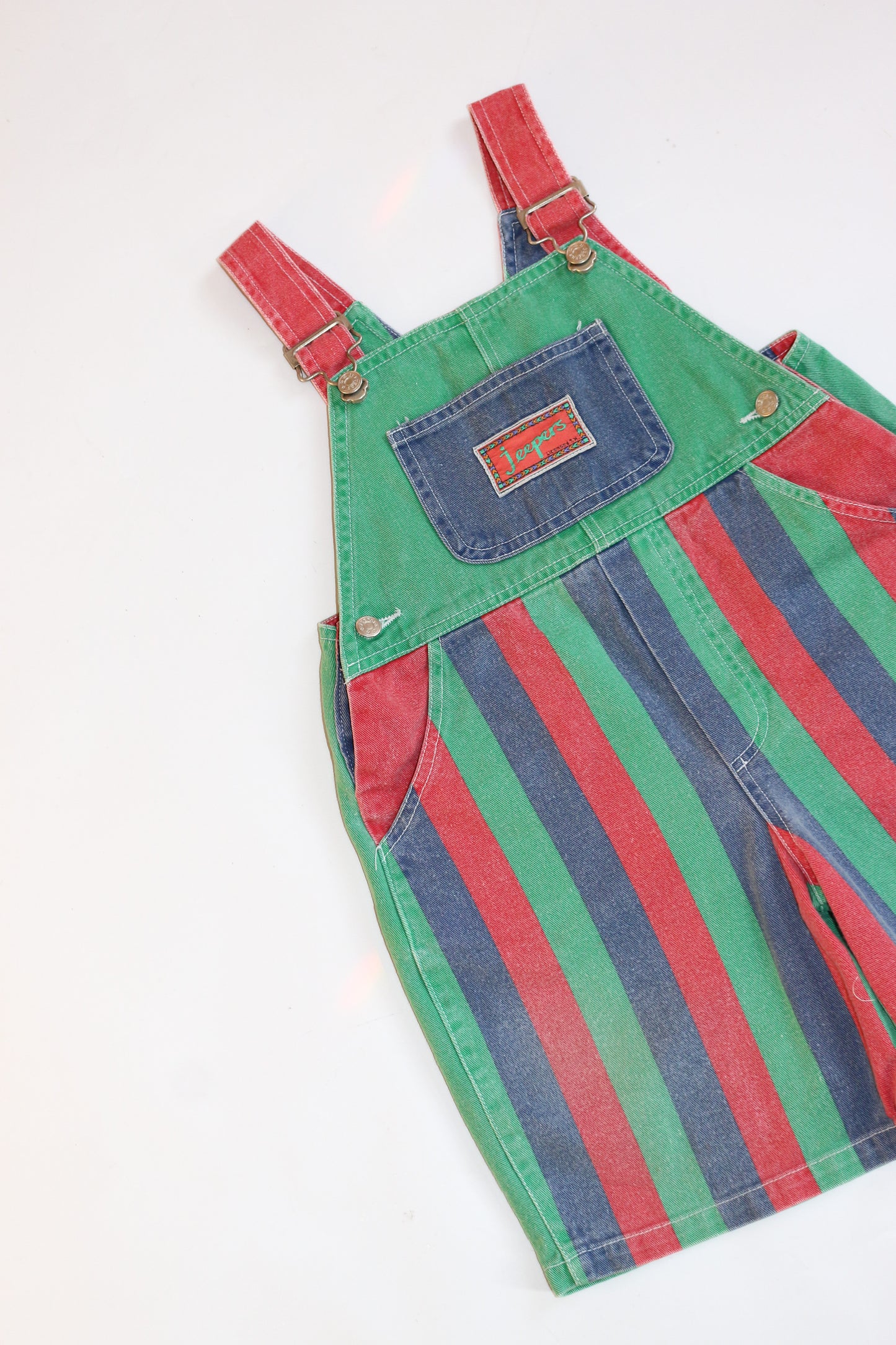Vintage Jeepers Striped Shortalls | 2-3y+