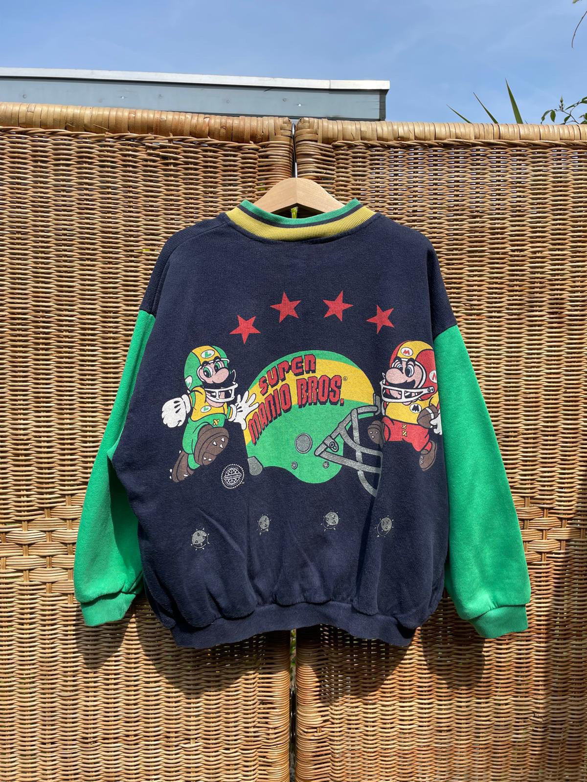 Vintage Super Mario Sweatshirt Jacket | 5-8y