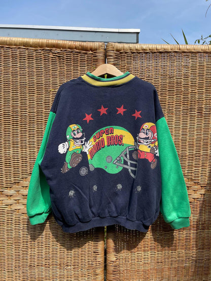 Vintage Super Mario Sweatshirt Jacket | 5-8y