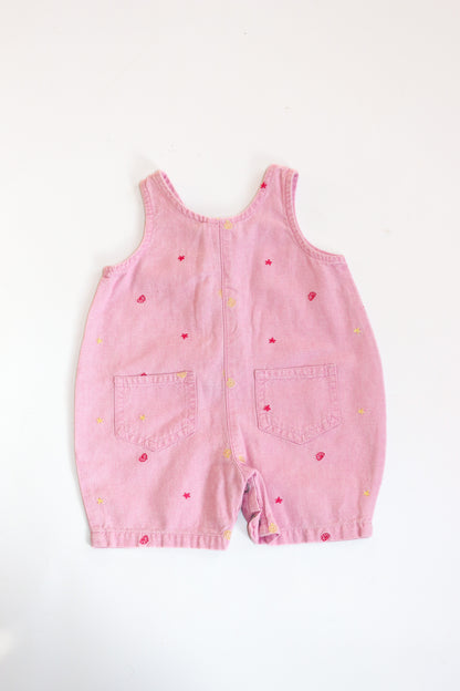 Vintage Dusty Pink Coastal Romper | Newborn