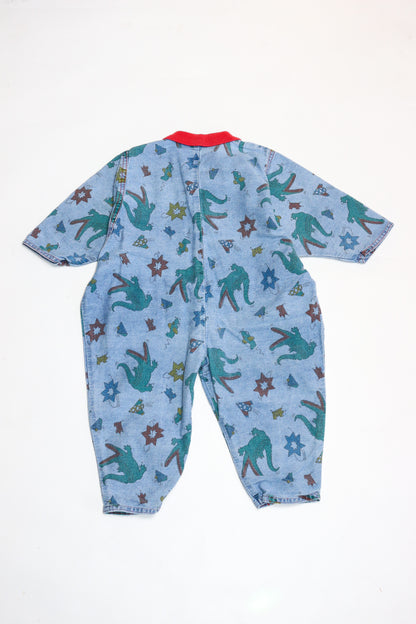 Vintage Crocodile Romper | 18m
