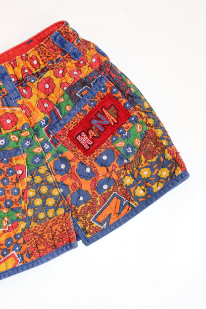 Vintage Patchwork Floral Vest Skirt Set | 2-4y