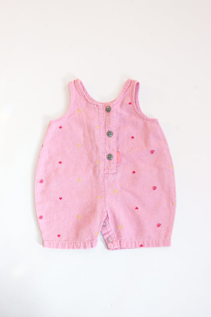 Vintage Dusty Pink Coastal Romper | Newborn