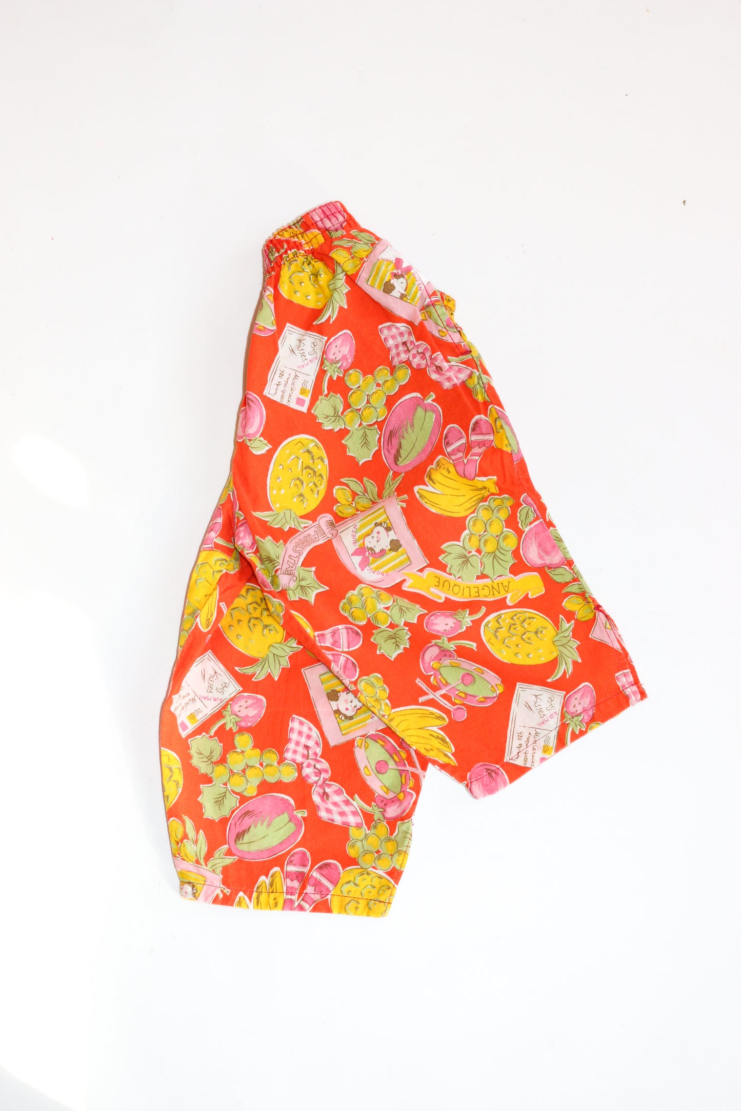 Vintage Fruity Tropical Trousers | 12-18m