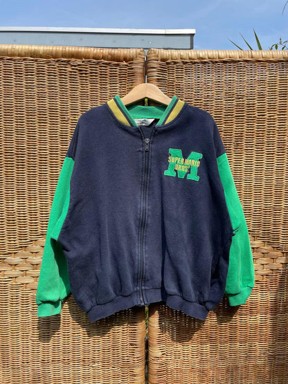 Vintage Super Mario Sweatshirt Jacket | 5-8y