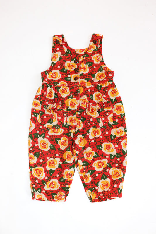 Vintage Floral Romper | 6-12m