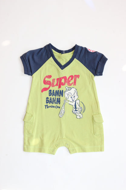 Vintage The Flintstones Bamm Bamm Romper | 3-6m