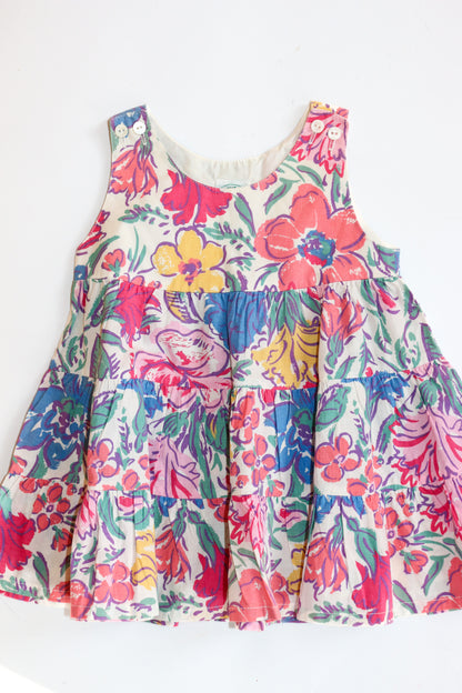 Vintage Laura Ashley Mother & Child Floral Dress | 6-12m