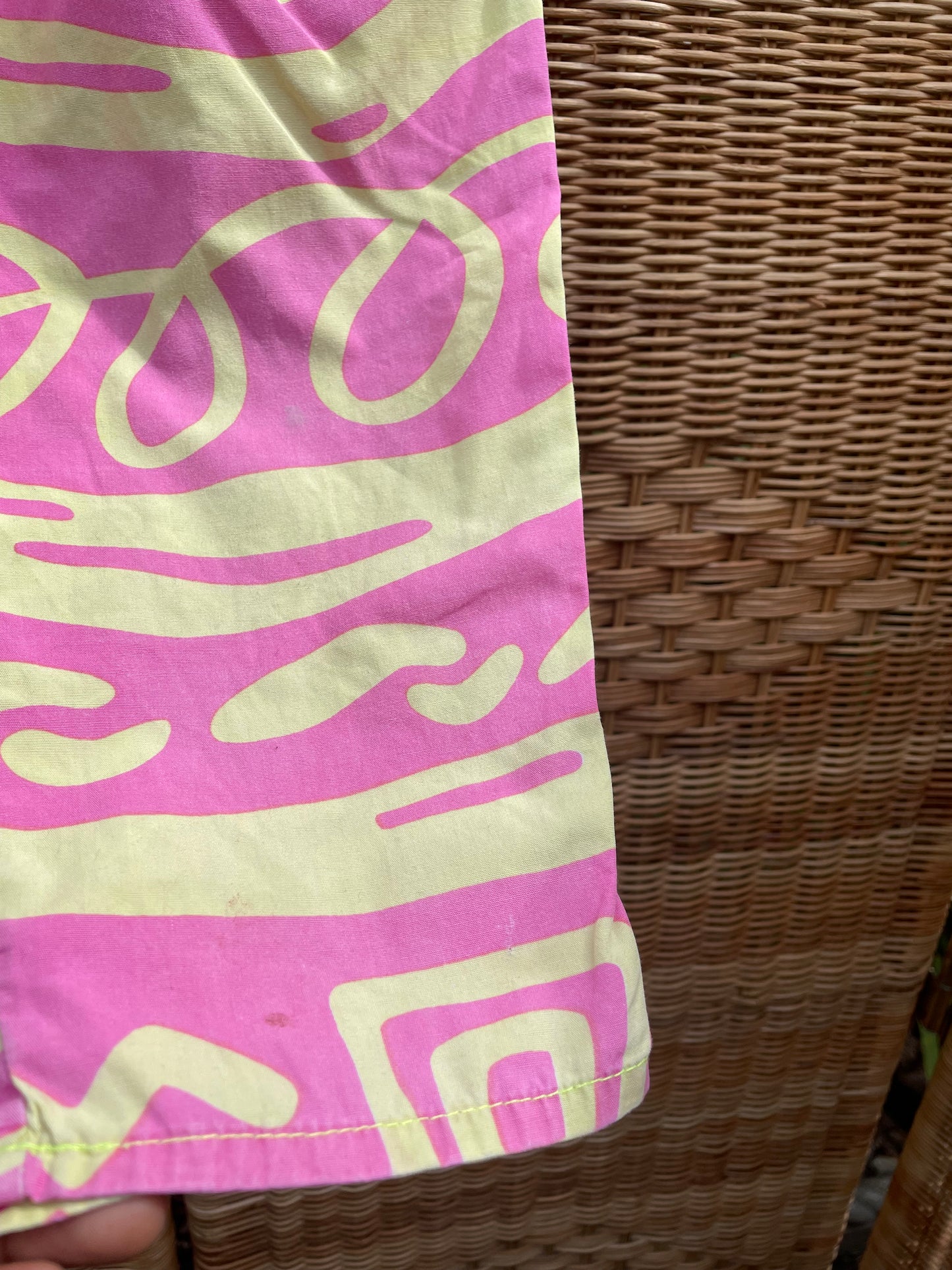 Vintage Surf Style Funky Patterned Trousers | 2y