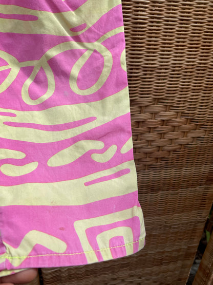 Vintage Surf Style Funky Patterned Trousers | 2y