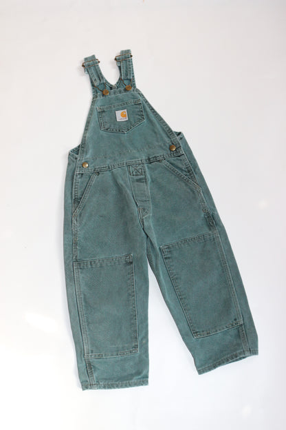 Vintage Teal Green Carhartt Dungarees | 2-4y | Rare