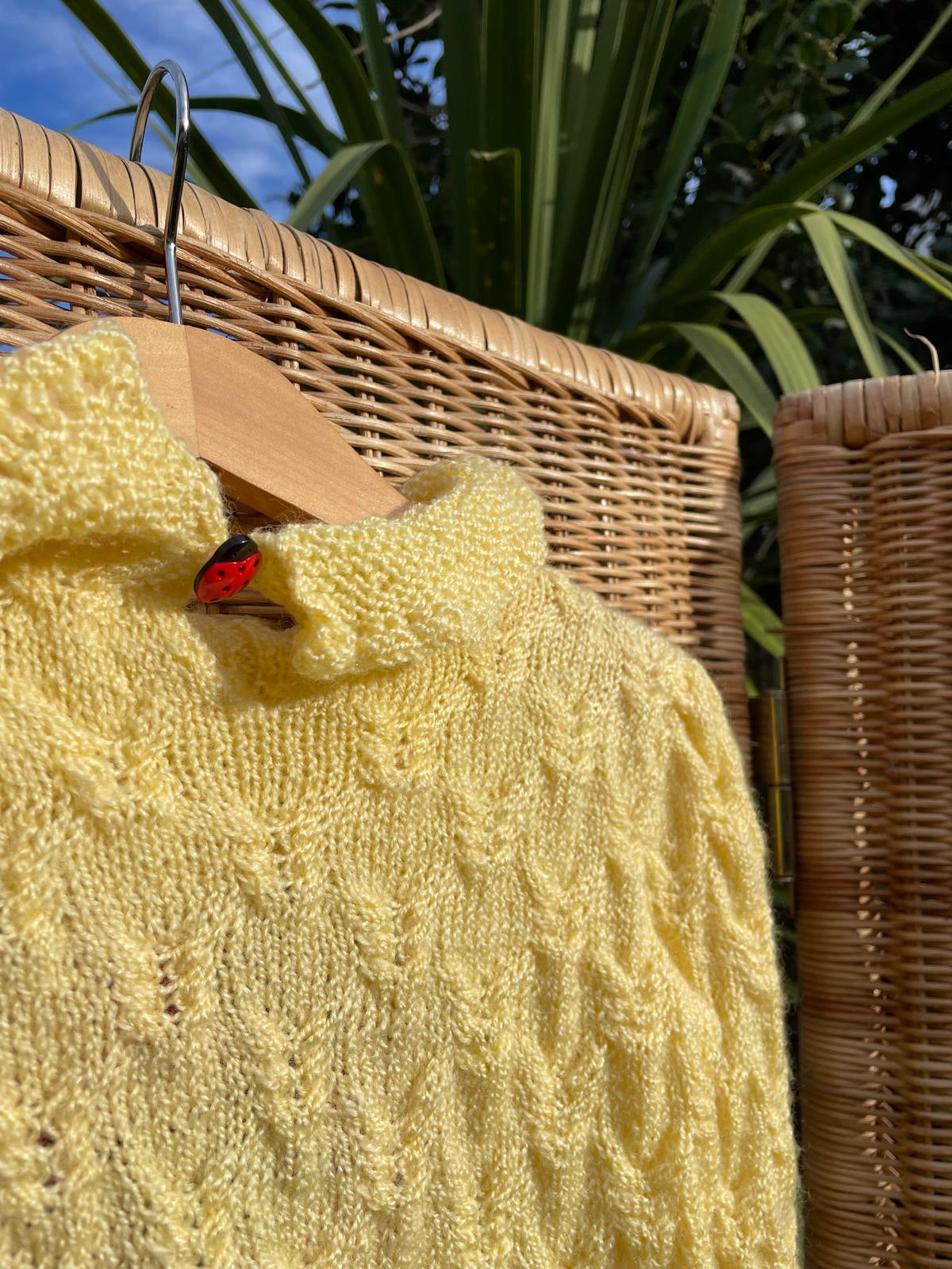 Ladybird Hand Knitted Jumper | 3-5y