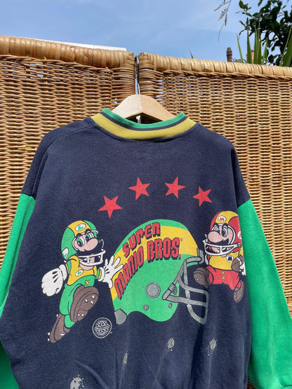 Vintage Super Mario Sweatshirt Jacket | 5-8y
