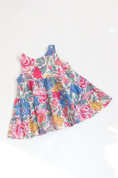 Vintage Laura Ashley Mother & Child Floral Dress | 6-12m