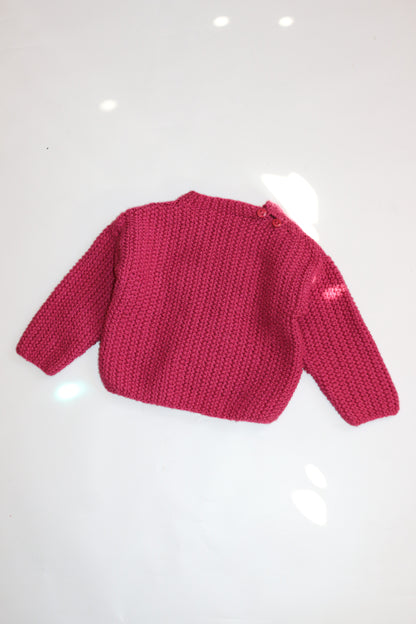 Hand Knitted Garden Jumper | 2-3y