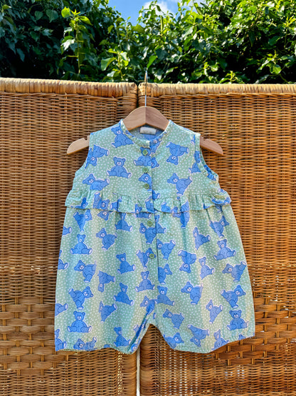 Vintage Teddy Bear Romper | 9-18m