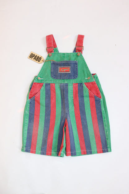 Vintage Jeepers Striped Shortalls | 2-3y+