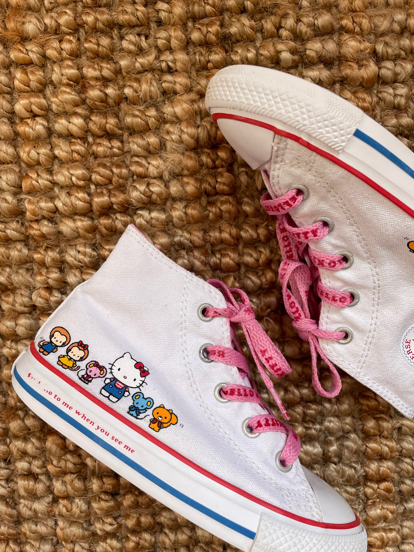 Converse Hello Kitty Chuck Taylor Hi-Top Trainers | UK9