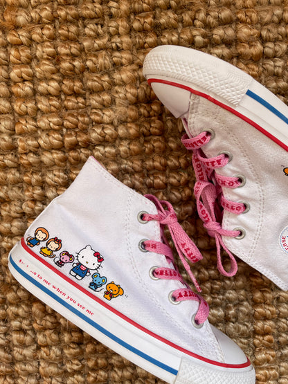 Converse Hello Kitty Chuck Taylor Hi-Top Trainers | UK9