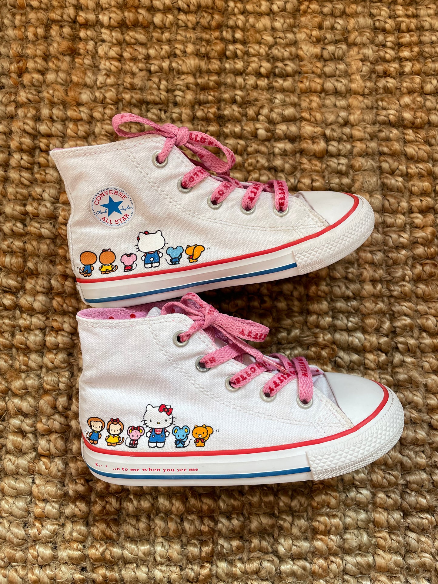 Converse Hello Kitty Chuck Taylor Hi-Top Trainers | UK9