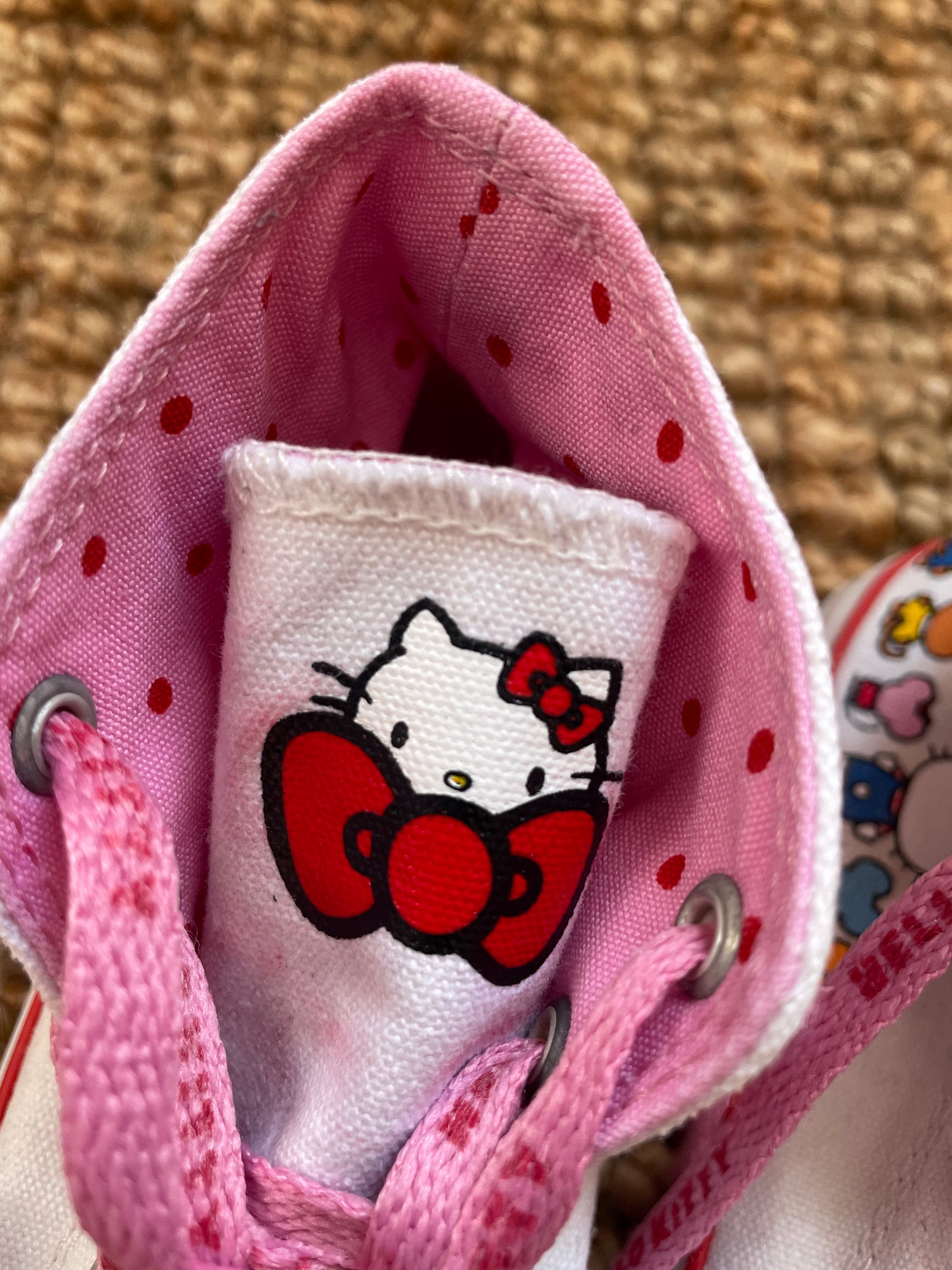 Converse Hello Kitty Chuck Taylor Hi-Top Trainers | UK9