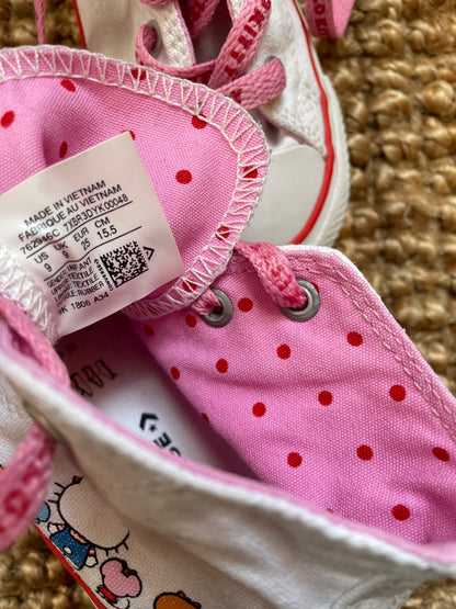 Converse Hello Kitty Chuck Taylor Hi-Top Trainers | UK9